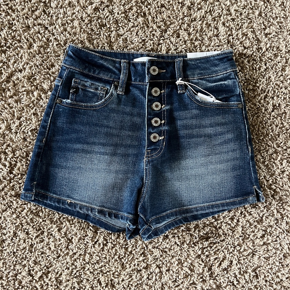 NWT KanCan Dark Blue Jean Shorts